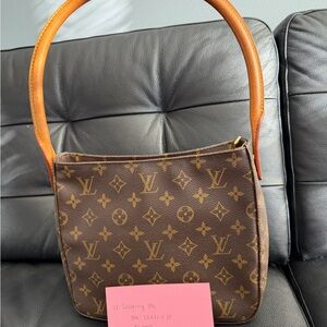 Louis Vuitton Brown Monogram Shoulder Bag